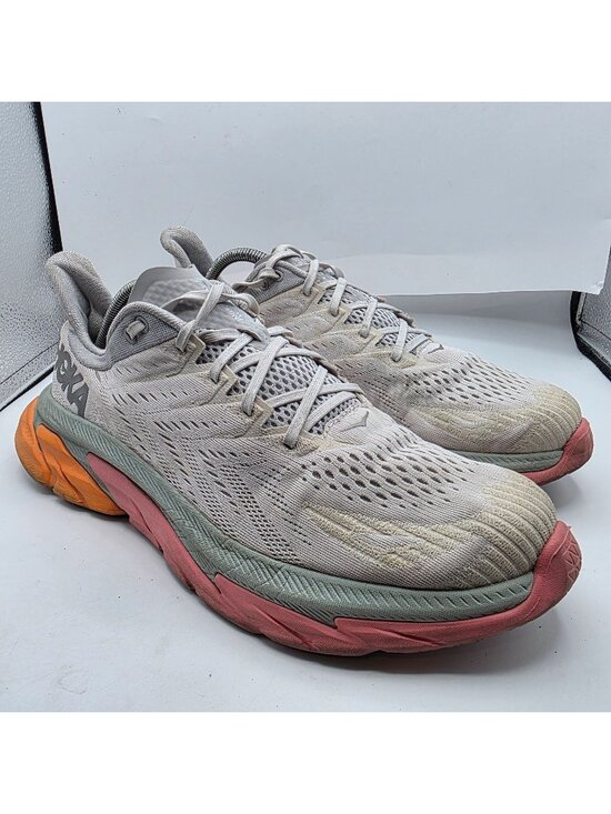 Hoka One One Clifton Edge Mens Size 11 Nimbus Cloud Lunar Rock Running Shoes